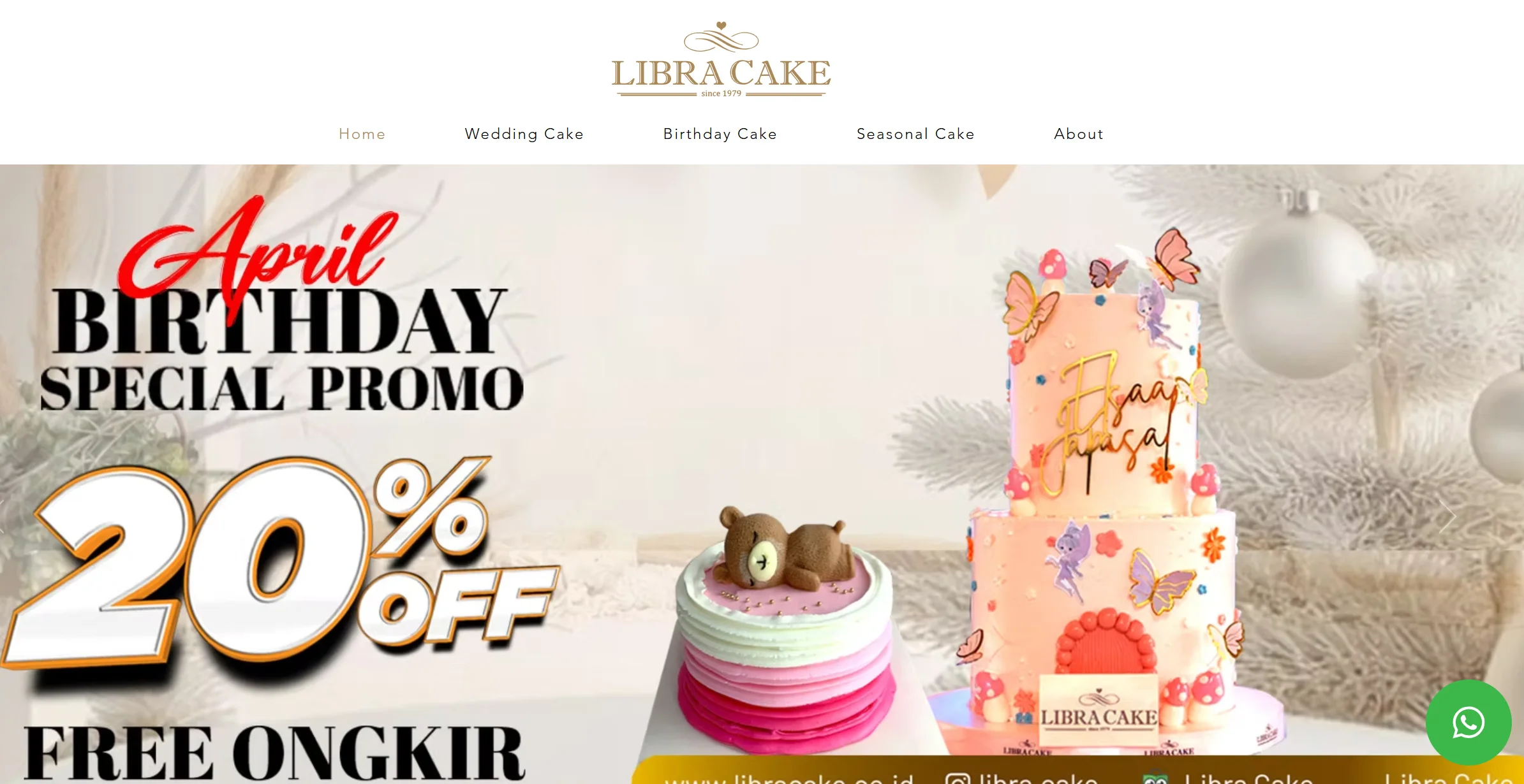 Libracake - Portfolio Maula Web Digital