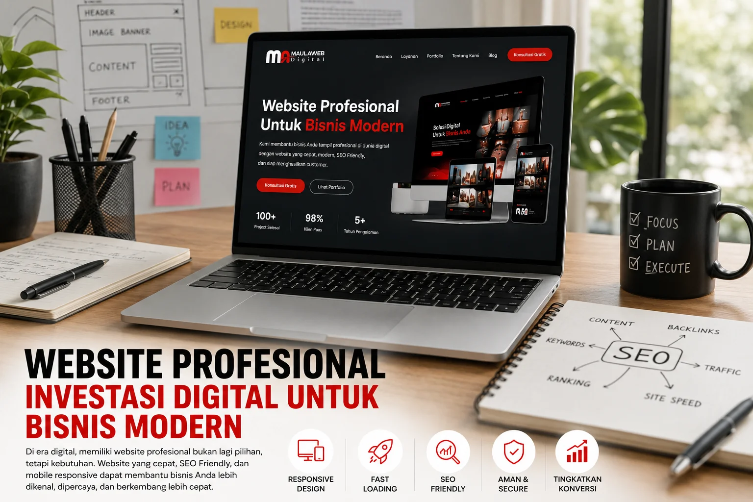 Website Profesional untuk Bisnis Modern: Investasi Digital yang Wajib Dimiliki di Era Sekarang